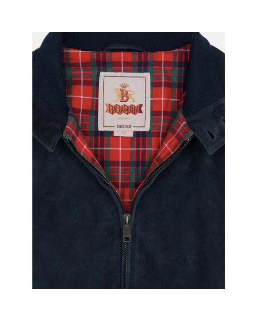 Baracuta Blue Leather Jackets for men