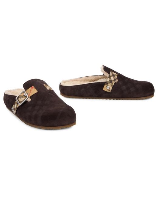 Burberry Brown Mules for men
