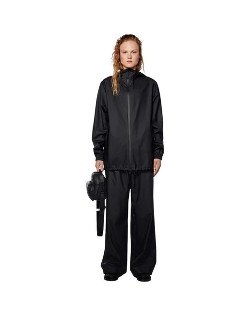 Rains Black Rain Jackets