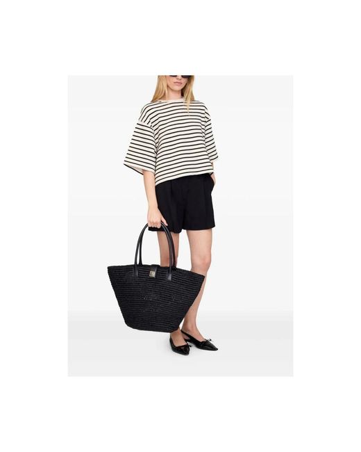 Anine Bing Black Shopping Bags