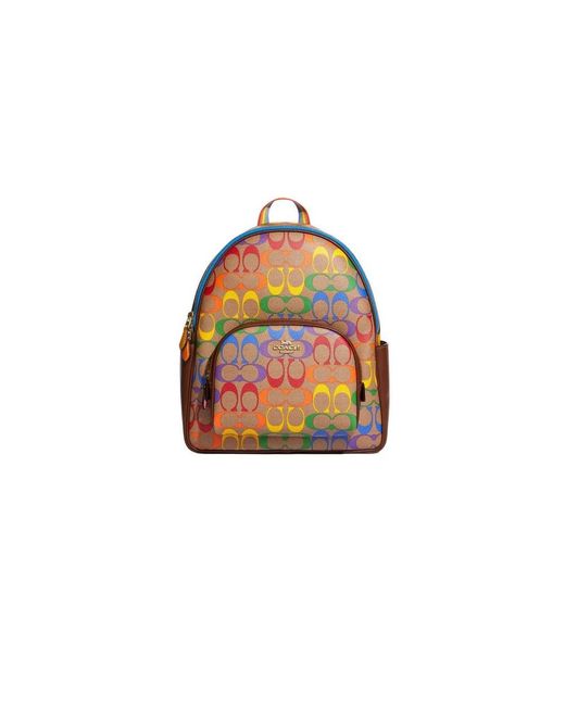 COACH Orange Court Rucksack