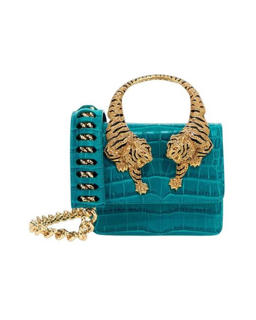 Roberto Cavalli Blue Handbags