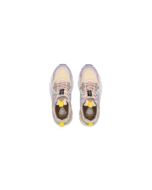 Flower Mountain White Sneakers