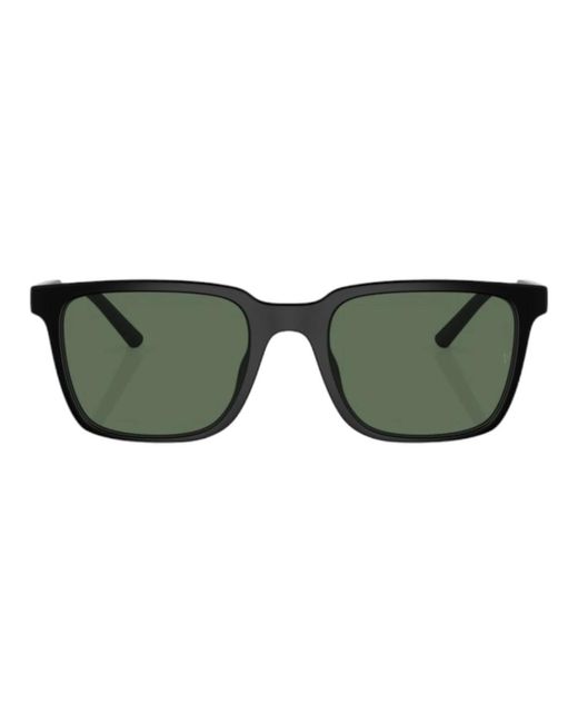 Oliver Peoples Polarisierte grüne sonnenbrille halbmatt schwarz in Green für Herren