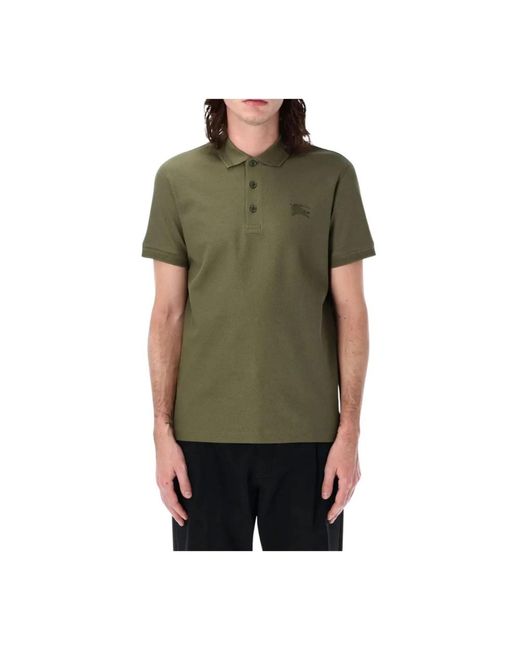 Burberry Green Polo Shirts for men