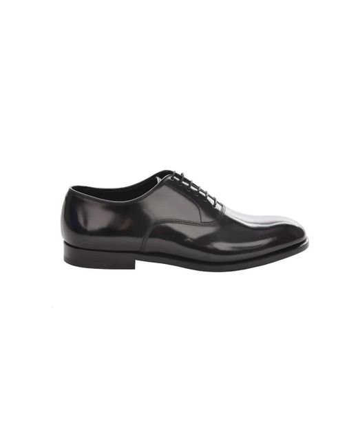 Doucal's Gebürsteter schnürschuh in Black für Herren