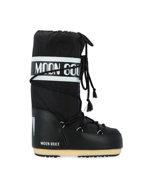 Moon Boot Black Winter Boots
