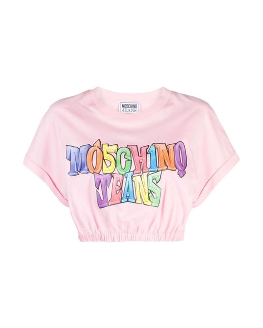 Moschino Pink Rosa t-shirts und polos