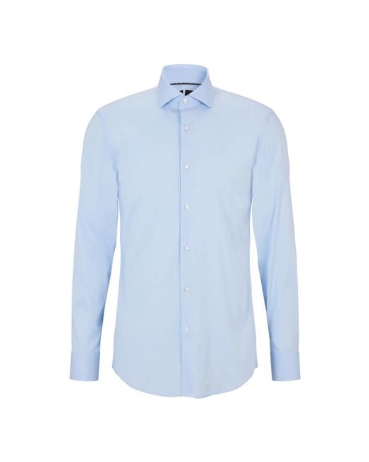 Boss Blue Formal Shirts for men