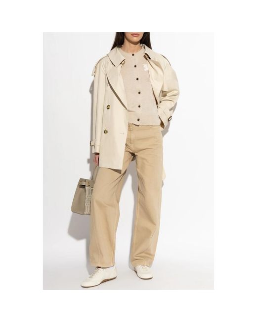 Cardigans Burberry en coloris Natural