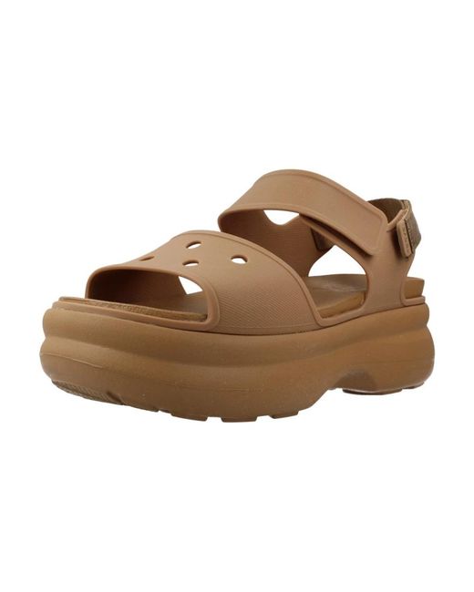 CROCSTM Brown Sliders