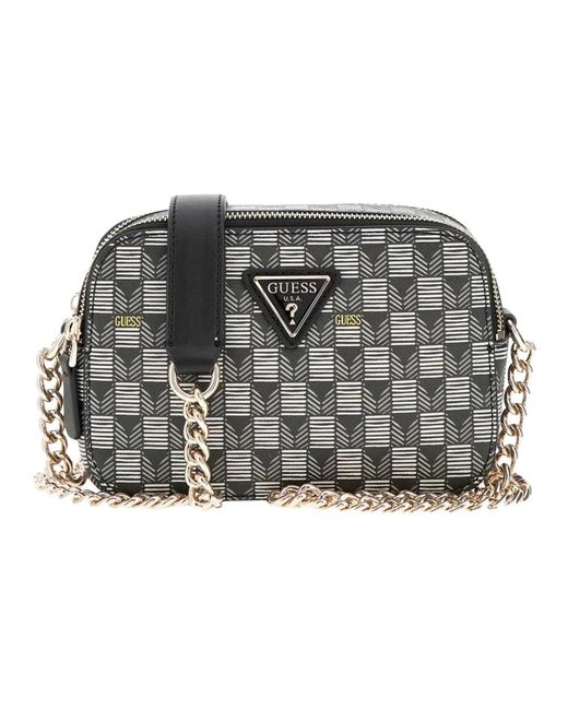 Guess Gray Cross Body Bags