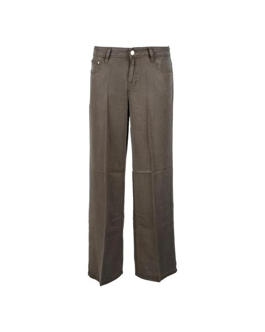 Guess Lycra Skinny Broek in het Gray