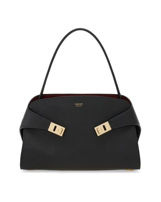 Ferragamo Black Handbags