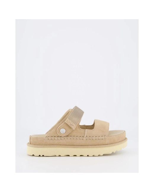 Sliders Ugg en coloris Natural