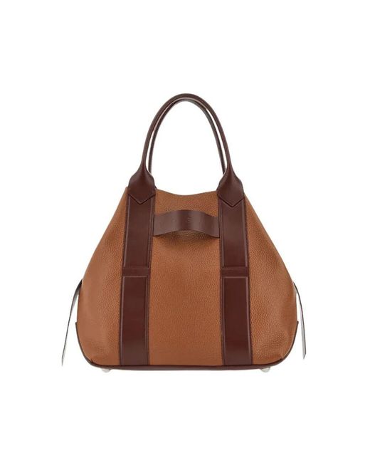 Hogan Brown Braune lederhandtasche