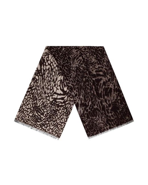 Twinset Brown Winter Scarves