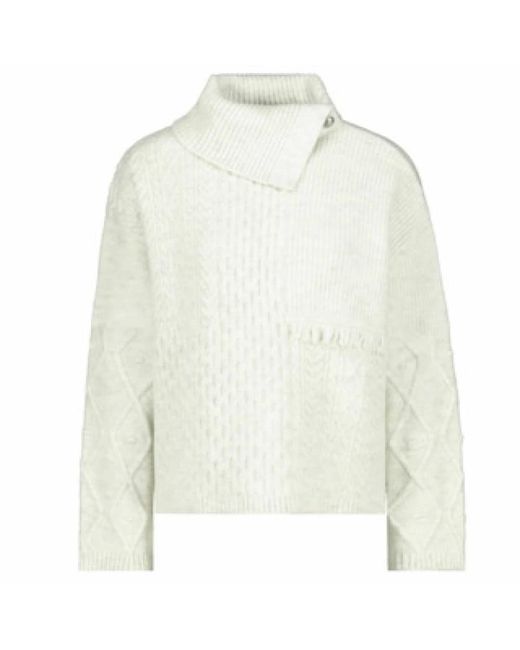 Monari Coltrui Pullover Pullunder in het White