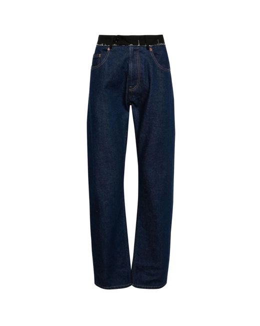 MM6 by Maison Martin Margiela Reguläre jeans in blauem denim in Blue für Herren