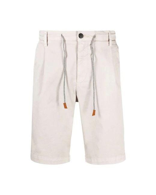 Eleventy Natural Casual Shorts for men