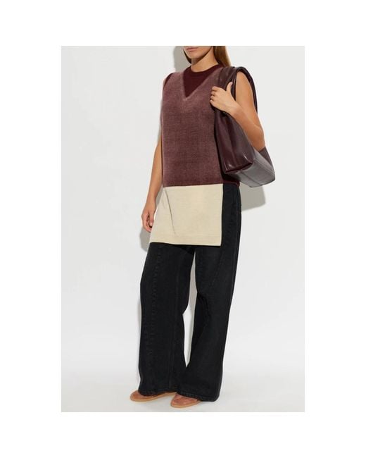 Maison Margiela Woolen Vest in het Brown
