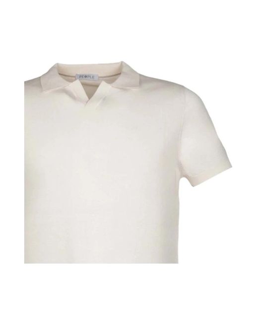 People Of Shibuya White Polo Shirts for men