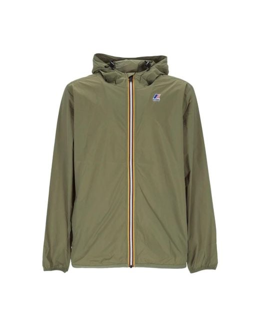 Light Jackets K-Way de hombre de color Green