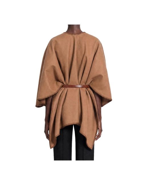 Max Mara Brown Ponchos