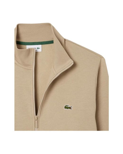 Lacoste Natural Zip-Throughs for men
