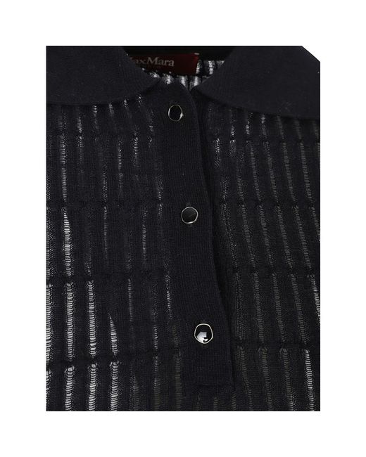 Max Mara Black Round-Neck Knitwear