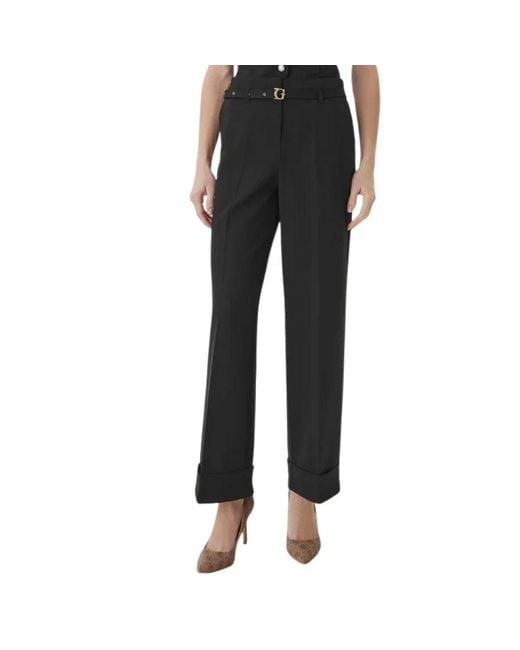 Guess Black Straight Trousers