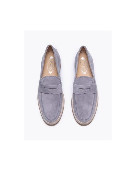 Loafers Tod's de hombre de color Purple