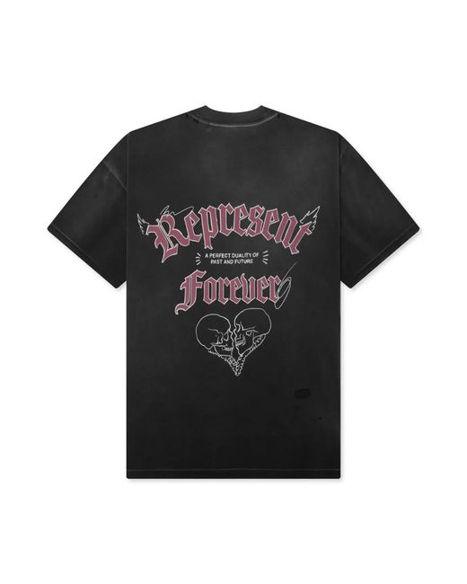Represent Initial T-Shirt in het Black voor heren