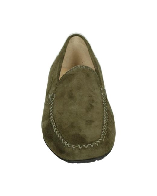 Sioux Green Grüne Wildleder Slip-On Schuhe