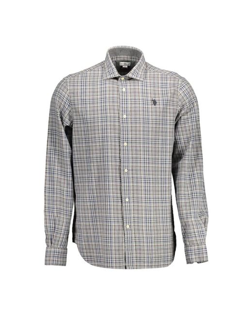 U.S. POLO ASSN. Gray Casual Shirts for men