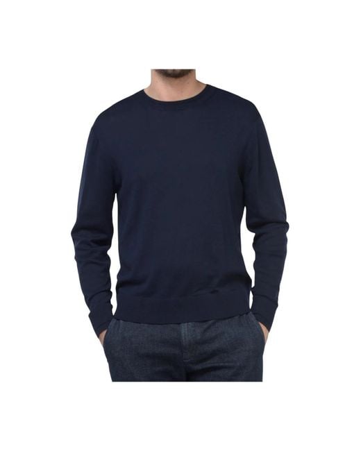 Round-Neck Knitwear Tommy Hilfiger pour homme en coloris Blue