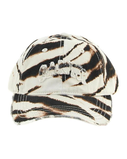 Ganni Metallic Hats & Caps