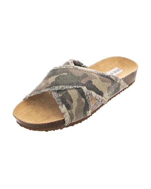 Steve Madden Gray Flip Flops