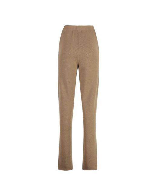 Wide Trousers Malo de color Natural
