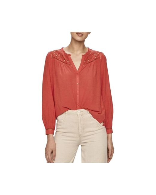 Pepe Jeans Red Blouses