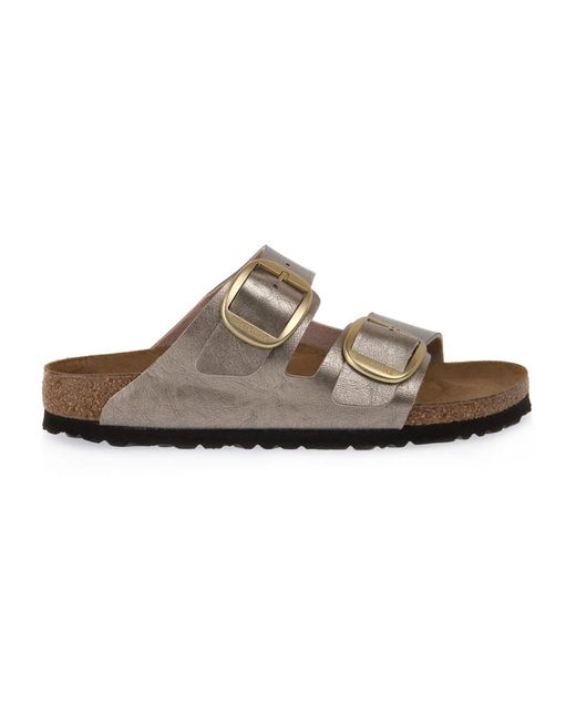 Birkenstock Sliders in het Brown