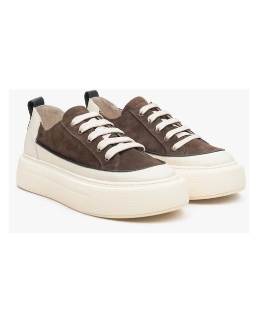 ESTRO Brown Sneakers