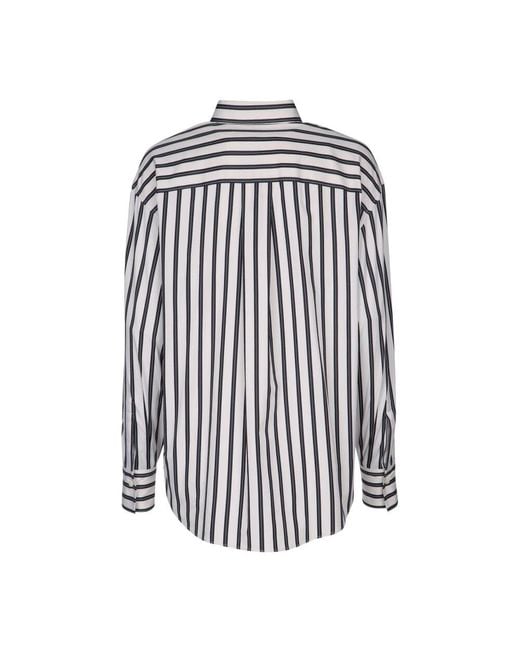 Shirts Brunello Cucinelli de color Black