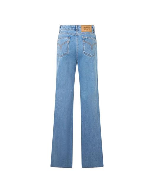 Moschino Blue Straight Fit Jeans
