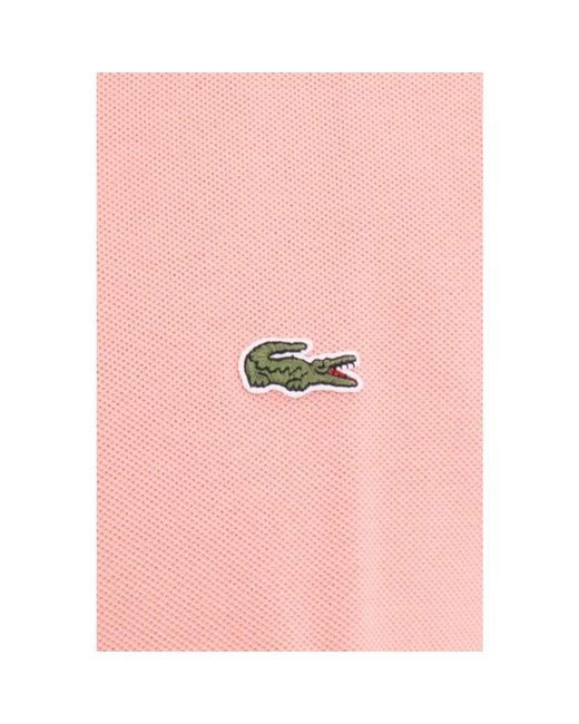 Lacoste Polo-shirt kurzarm in Pink für Herren