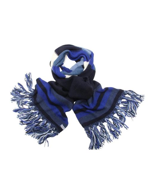 Bikkembergs Blue Winter Scarves