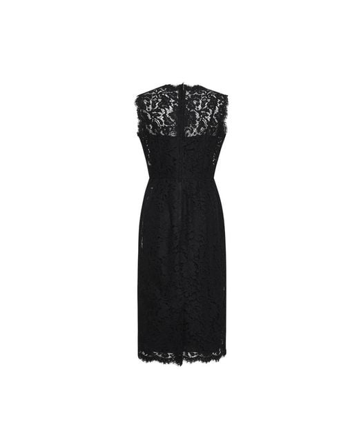 Dolce & Gabbana Black Midi Dresses