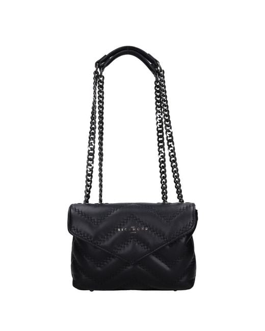 John Richmond Black W-1030 Schultertasche