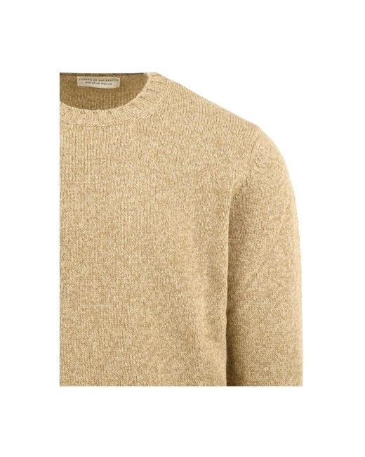 FILIPPO DE LAURENTIIS Rundhals-Strickware in Natural für Herren