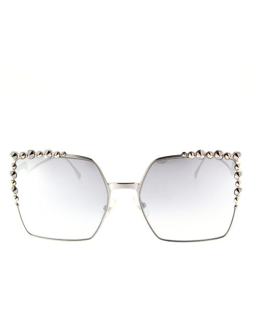 Fendi Gray Glasses